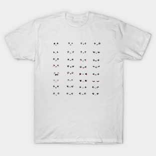 Kawaii faces T-Shirt